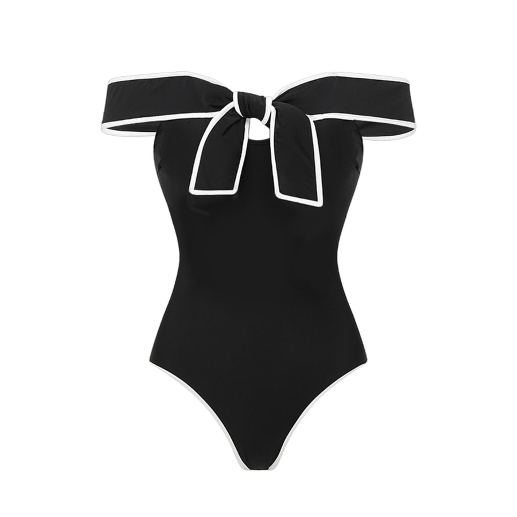Old Money Swim Suit - Black