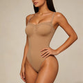 Bodysculpting Suit mit Spitze - Beige
